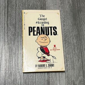 The Gospel According to PEANUTS by Robert L. Short 1968 paperback Vintage Snoopy